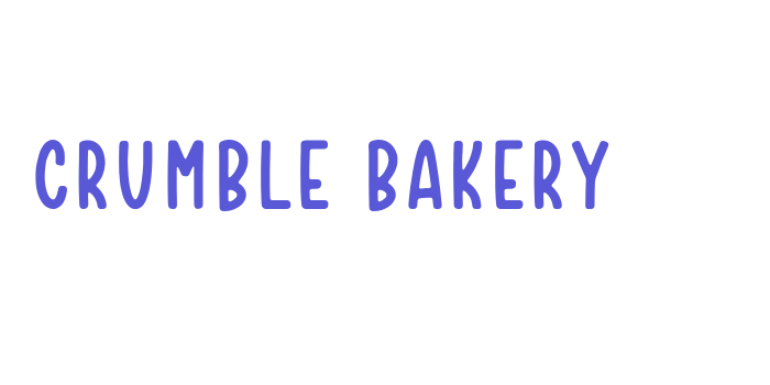 Crumble Bakery Font Download