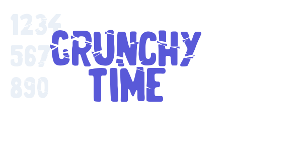 Crunchy Time font free