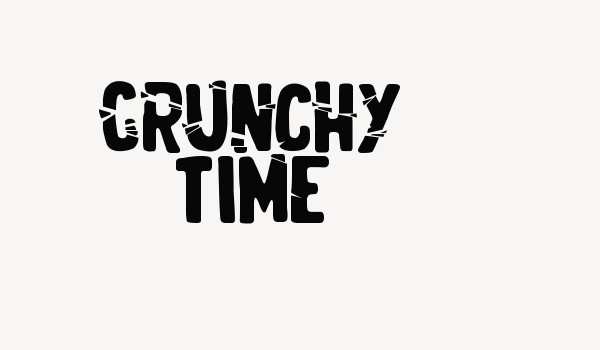 Crunchy Time Font