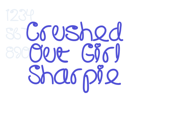 Crushed Out Girl Sharpie
