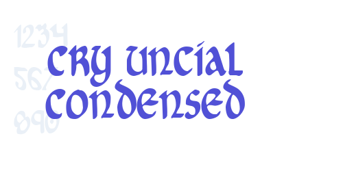 Cry Uncial Condensed-font-download