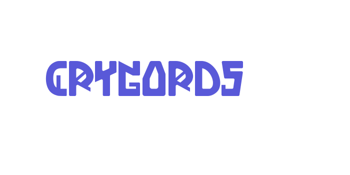 Crygords Font