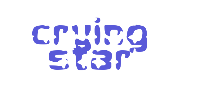 Crying Star Font Download