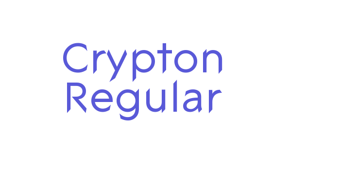 Crypton Regular Font Download