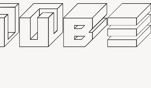 Cube Font