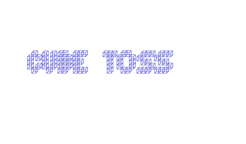 Cube Toss Font Download