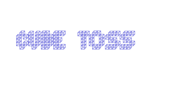 Cube Toss Font Download