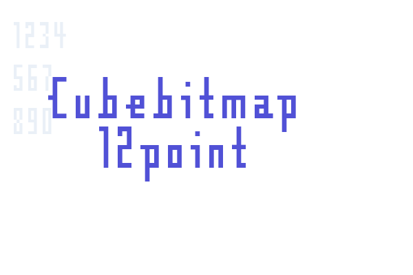 Cubebitmap 12point Font Download