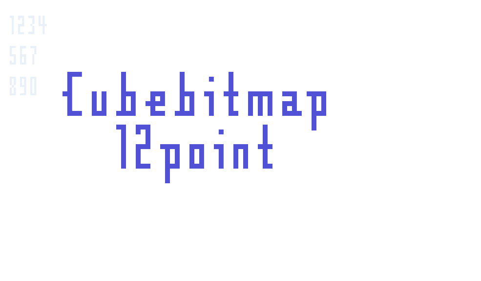 Cubebitmap 12point-font-download