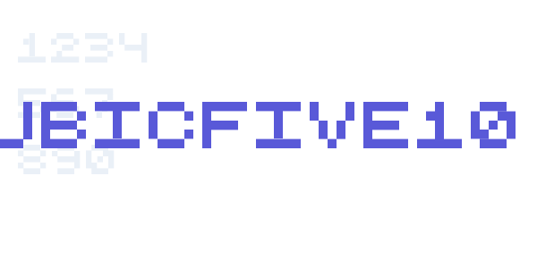 CubicFive10 font