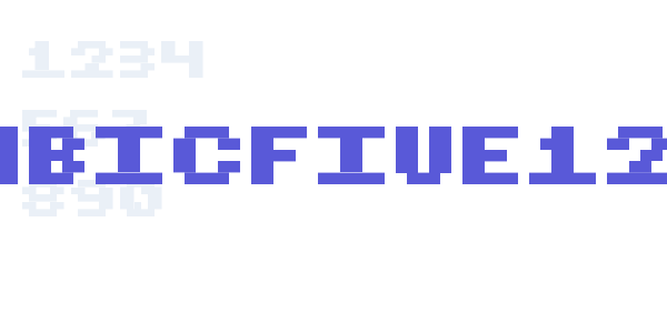 CubicFive12 font