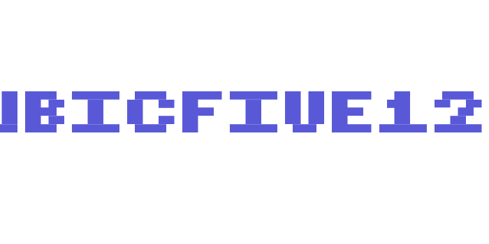 CubicFive12 Font Download