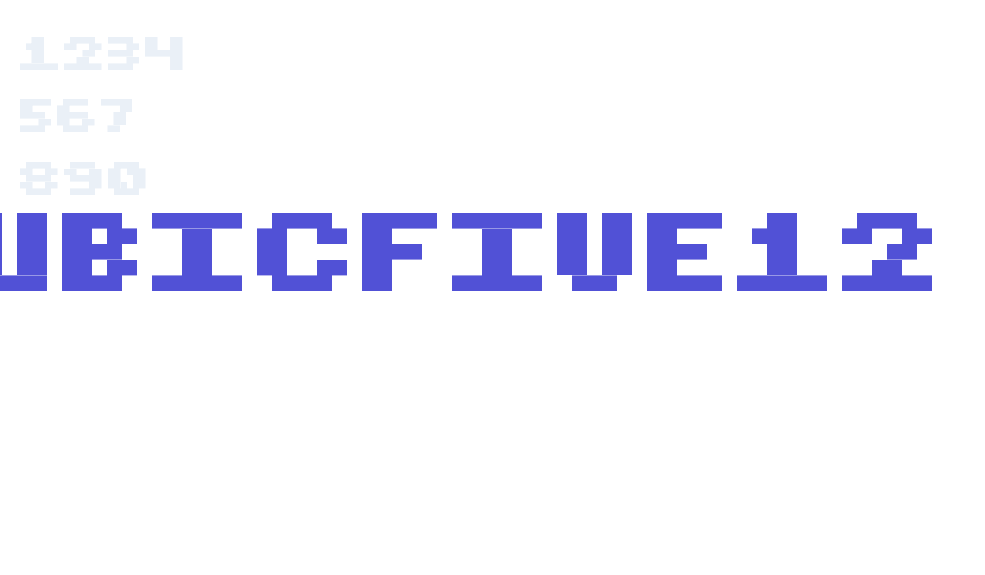 CubicFive12-font-download