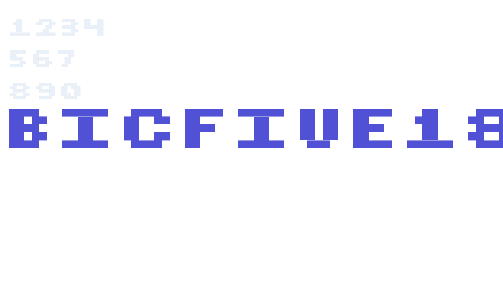 CubicFive18-font-download