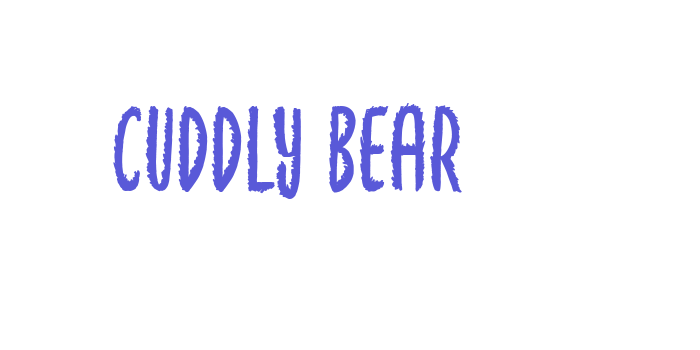 Cuddly Bear Font Download