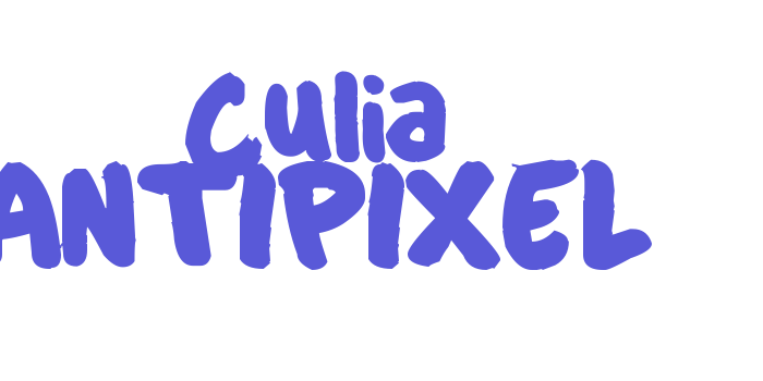 Culia ANTIPIXEL Font Download