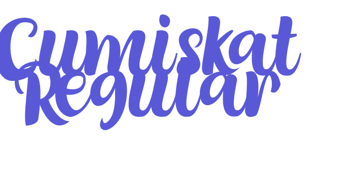 Cumiskat Regular Font Download