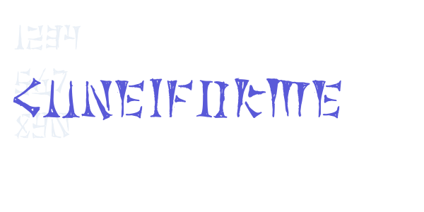 Cuneiforme font