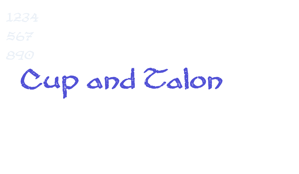 Cup and Talon-font-download