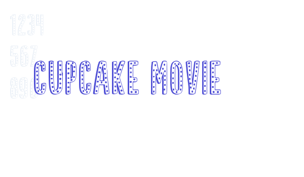 Cupcake Movie font download