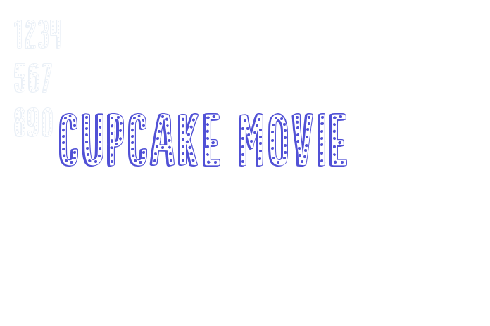 Cupcake Movie font download