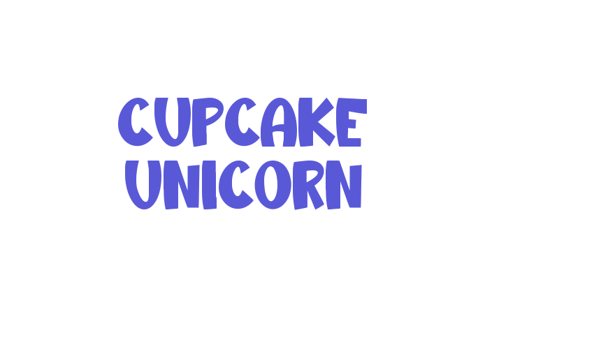 Cupcake Unicorn Font Download