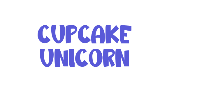 Cupcake Unicorn Font Download