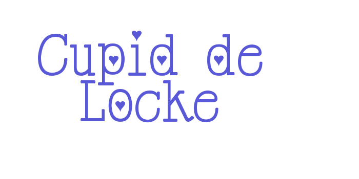 Cupid de Locke Font