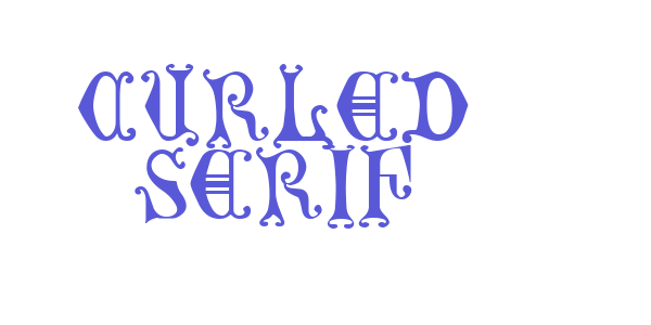 Curled Serif font free