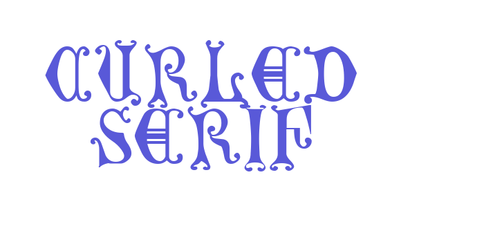 Curled Serif Font