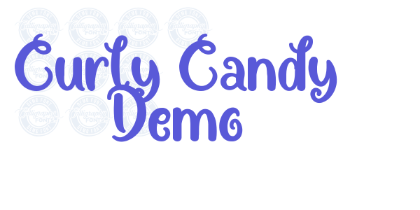 Curly Candy Demo font free