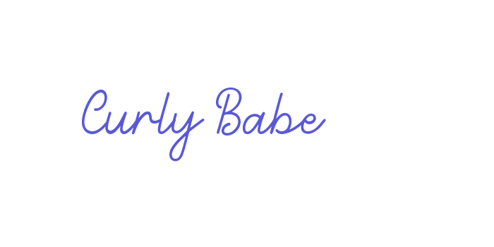 Curly Babe Font Download