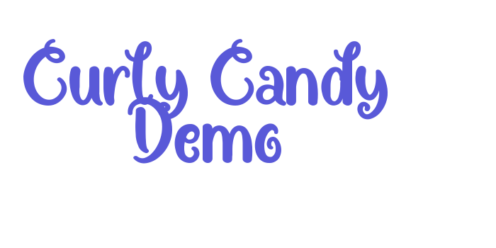 Curly Candy Demo Font Download