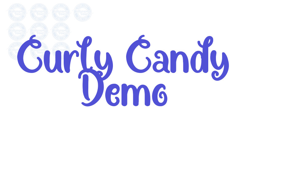 Curly Candy Demo-font-download