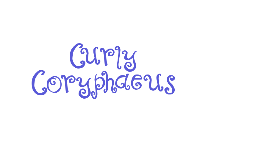 Curly Coryphaeus Font Download