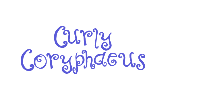 Curly Coryphaeus Font Download