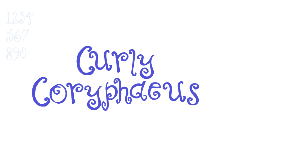 Curly Coryphaeus-font-download