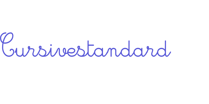 Cursivestandard Font Download