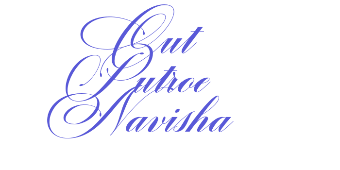 Cut Putroe Navisha Font Download