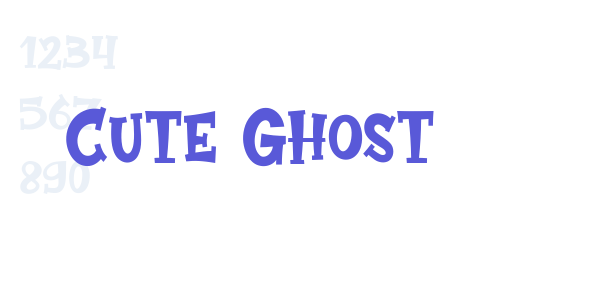 Cute Ghost font free