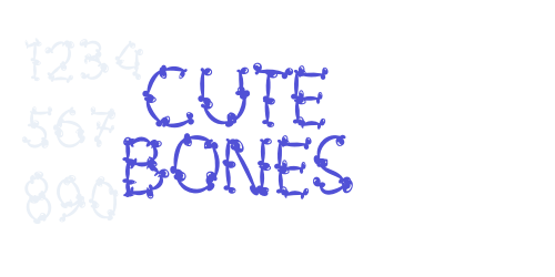 Cute Bones-font-download