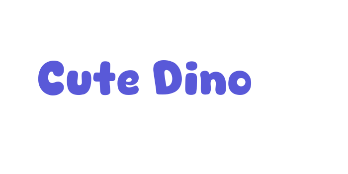 Cute Dino Font Download