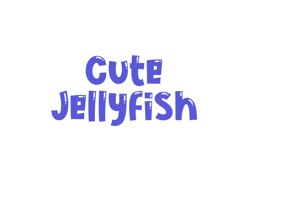 Cute Jellyfish Font