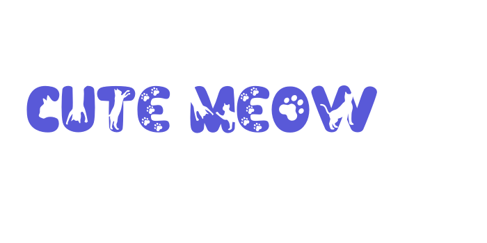 Cute Meow Font