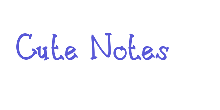 Cute Notes Font Download