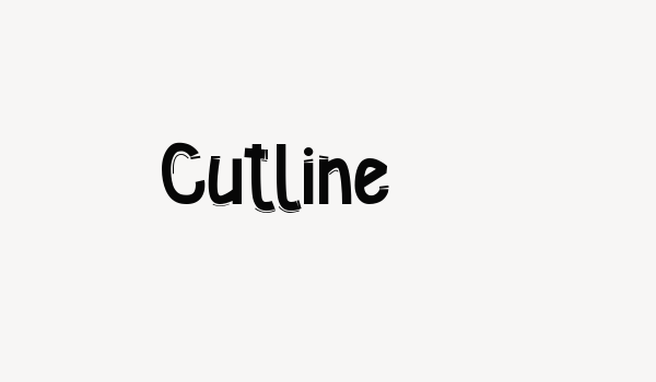 Cutline Font