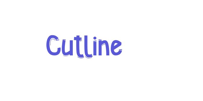 Cutline Font