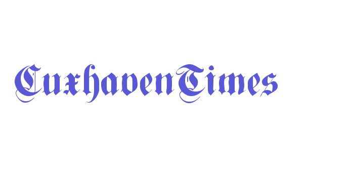 CuxhavenTimes Font Download