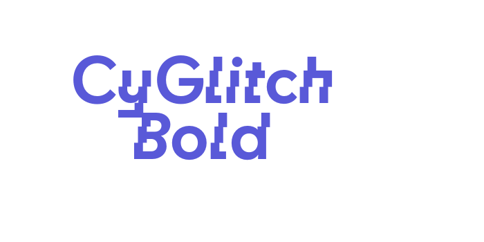 CyGlitch Bold Font Download