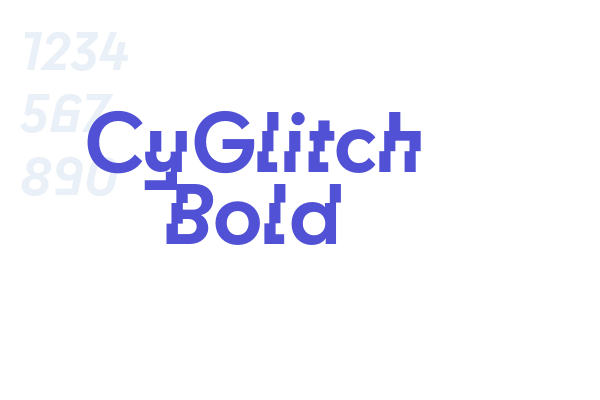 CyGlitch Bold